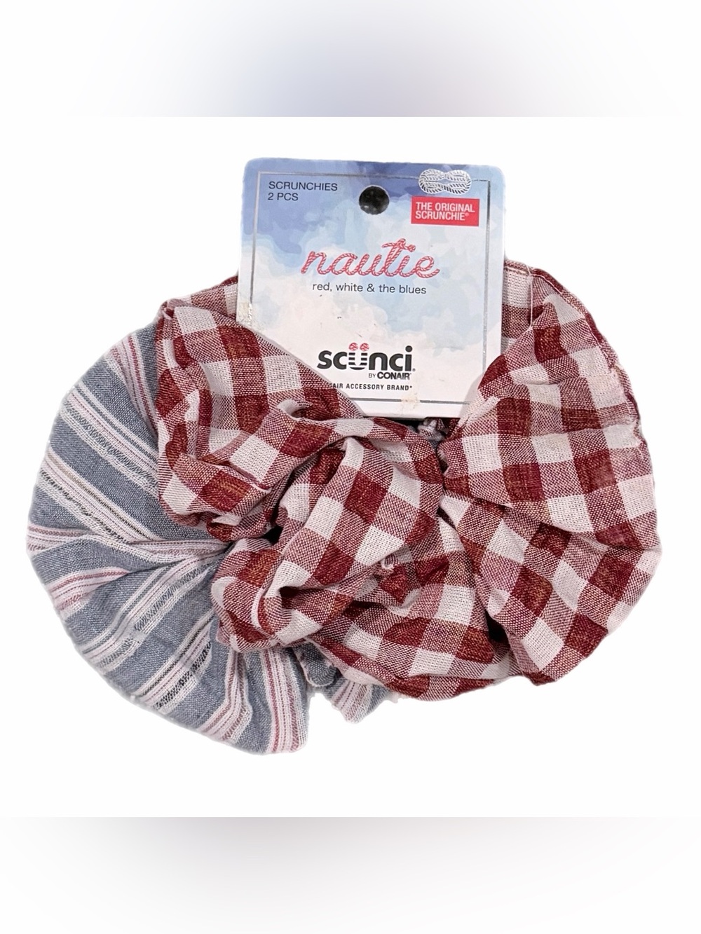 Scunci x Conair Patriotic Nautie Red, White & the Blues Hair Accessory
